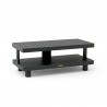Anderson Teak Granada Aluminum Coffee Table side