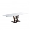 Bellini Modern Living Vicky Dining Table Base Only, Front Angle