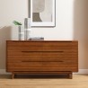 Greenington Currant Six Drawer Double Dresser, Amber - Lifestyle