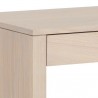 Sunpan Dutad Desk in Light Oak - Closeup Top Angle