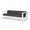 Newport Sofa in Spectrum Carbon, No Welt - Front Side Angle