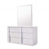 J&M Furniture Palermo White - Dresser View