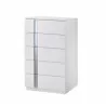 J&M Furniture Palermo White -Chest - J&M Furniture Palermo White -Chest