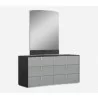 J&M Furniture Vera Dresser & Mirror - J&M Furniture Vera Dresser & Mirror
