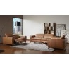 J&M Furniture Lorenzo Sofa , Loveseat and Chair in Caramel 