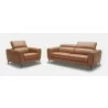 J&M Furniture Lorenzo Sofa and Chair in Caramel - Headrest View - J&M Furniture Lorenzo Sofa and Chair in Caramel - Headrest View