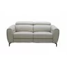 J&M Furniture Lorenzo Sofa in Light Grey Front View - J&M Furniture Lorenzo Sofa in Light Grey Front View