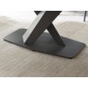 J&M Furniture MC Elegance Fixed Table-Cross Leg Close View