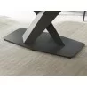 J&M Furniture MC Elegance Fixed Table-Cross Leg Close View - J&M Furniture MC Elegance Fixed Table-Cross Leg Close View