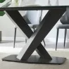 J&M Furniture MC Elegance Fixed Table-Cross Leg View - J&M Furniture MC Elegance Fixed Table-Cross Leg View