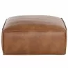 Sunpan Liron Ottoman Overcast Tobacco Tan - Front Angle - Sunpan Liron Ottoman Overcast Tobacco Tan - Front Angle