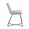 Sunpan Gracen Dining Chair in Mina Ivory - Side Angle - Sunpan Gracen Dining Chair in Mina Ivory - Side Angle