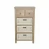 Safari Occasional Table with Drawer & Rattan Baskets-4 - Safari Occasional Table with Drawer & Rattan Baskets-4
