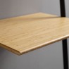 Greenington Santa Cruz Leaning Desk, Wheat - Closeup Angle