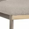 Sunpan Reid Dining Chair - Biscotti Brown - Set of Two - Seat Closeup Angle - Sunpan Reid Dining Chair - Biscotti Brown - Set of Two - Seat Closeup Angle