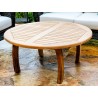 Tortuga Outdoor Jakarta Teak Round Coffee Table