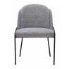 Jambi Dining Chair Black & White- front view 2