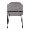 Jambi Dining Chair Black & White- back view 1