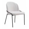 Jambi Dining Chair Ivory- front view 1 - Jambi Dining Chair Ivory- front view 1
