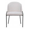 Jambi Dining Chair Ivory- front view 2
