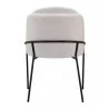 Jambi Dining Chair Ivory- back view 1 - Jambi Dining Chair Ivory- back view 1