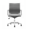 Woodstock Marketing Janis Side Chair - Gray - Front - Woodstock Marketing Janis Side Chair - Gray - Front