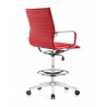 Woodstock Marketing Janis Stool - Red - Back Angled