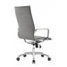 Woodstock Marketing Janis High Back Swivel Arm Chair - Gray Back Perspective
