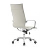 Woodstock Marketing Janis High Back Swivel Arm Chair - White Back Perspective