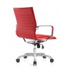 Woodstock Marketing Janis Mid Back Chair - Red Rear Perspective
