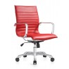 Woodstock Marketing Janis Mid Back Chair - Red Perspective