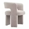 Java Accent Chair in Sandy Beige- Side View 4 - Java Accent Chair in Sandy Beige- Side View 4