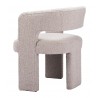 Java Accent Chair in Sandy Beige- Back View 3