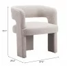 Java Accent Chair in Sandy Beige- Seat Dimension - Java Accent Chair in Sandy Beige- Seat Dimension