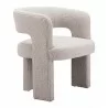 Java Accent Chair in Sandy Beige- Side View 3 - Java Accent Chair in Sandy Beige- Side View 3
