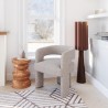 Java Accent Chair in Sandy Beige- Lifestyle 3