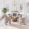 Java Accent Chair in Sandy Beige- Lifestyle 2