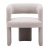 Java Accent Chair in Sandy Beige- Front View 1