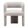 Java Accent Chair in Sandy Beige- Front View 1 - Java Accent Chair in Sandy Beige- Front View 1