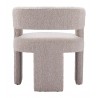 Java Accent Chair in Sandy Beige- Back View 1