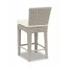 Manhattan Counter Stool in Linen Canvas w/ Self Welt - Back Side Angle - Manhattan Counter Stool in Linen Canvas w/ Self Welt - Back Side Angle