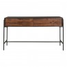 Moe's Home Collection Tobin Console Table Brown - Front Angle