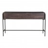 Moe's Home Collection Tobin Console Table Brown - Back Angle