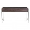 Moe's Home Collection Tobin Console Table Brown - Back Angle