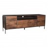 Moe's Home Collection Tobin Entertainment Unit - Brown - Front Side Angle