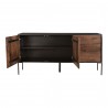Moe's Home Collection Tobin Sideboard - Brown - Front Opened Angle