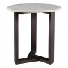 Moe's Home Collection Jinxx Side Table in Charcoal Grey - Front Angle