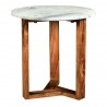 Moe's Home Collection Jinxx Side Table in Brown - Front Angle