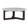 Moe's Home Collection Jinxx Coffee Table in Charcoal Grey - Front Angle