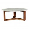 Moe's Home Collection Jinxx Coffee Table in Brown - Front Angle